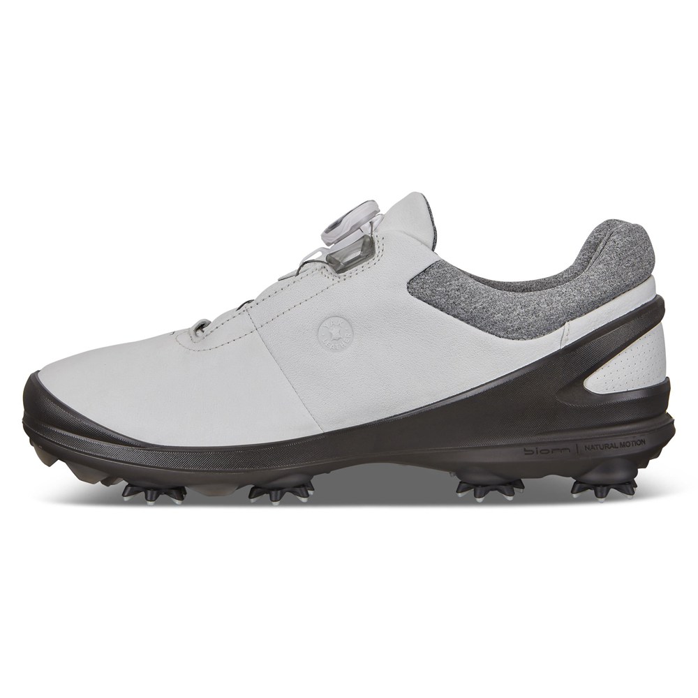 Zapatos De Golf Hombre - ECCO Biom G3 - Blancos/Negros - HUI526840